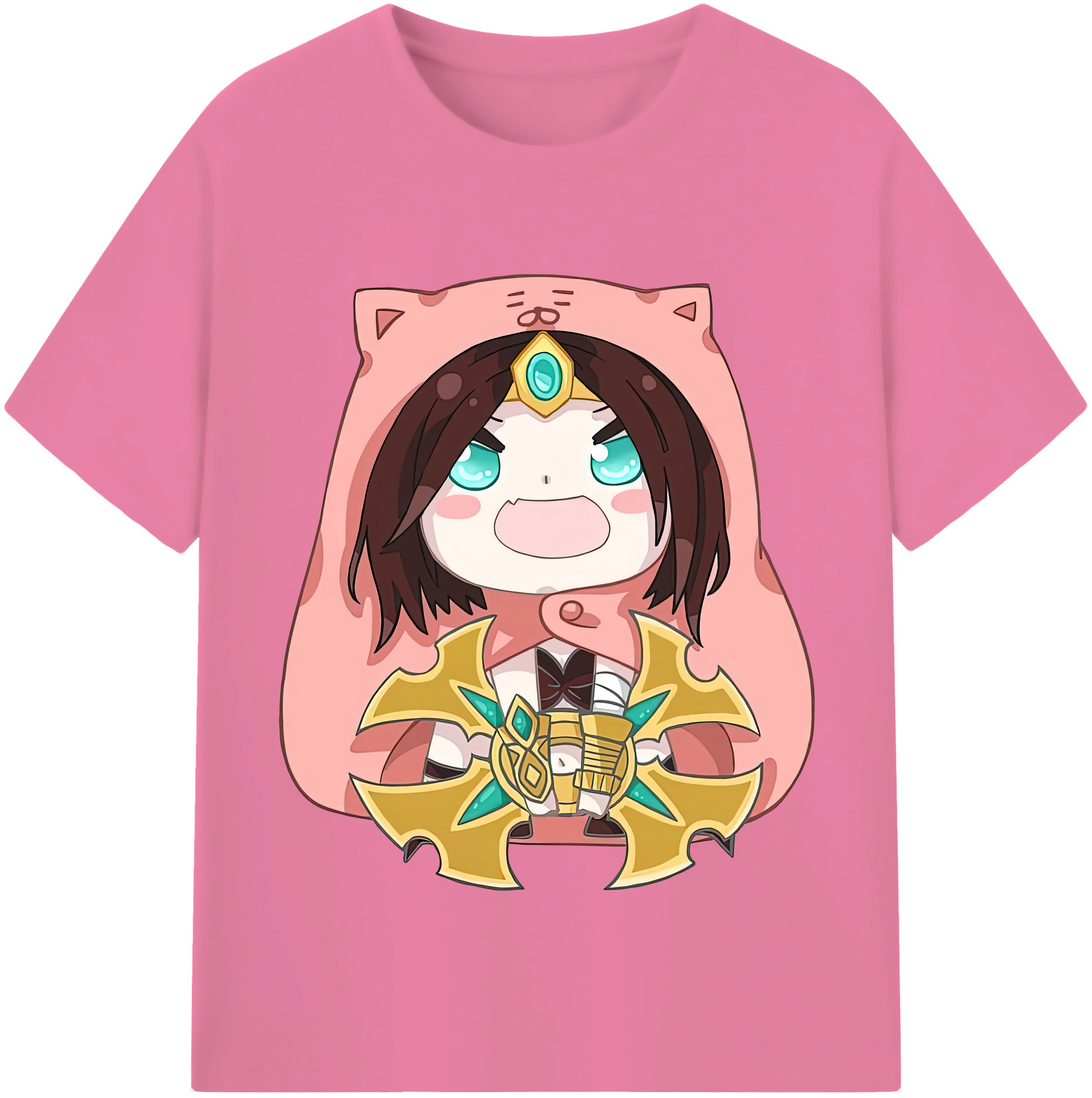 リーグ・オブ・レジェンド League of Legends LOL 綿100％半袖Tシャツ（フロントプリント）